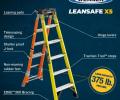 Werner LeanSafe X3 Fibreglass 3 in 1 Stepladder 75071